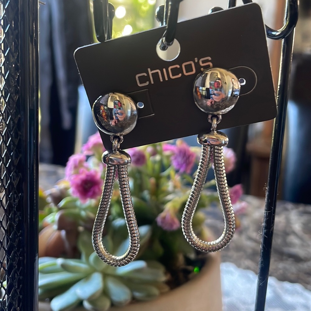 Chico silver earrings Augusta silver drop